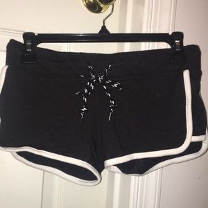 LIVE LOVE DREAM black lounge shorts